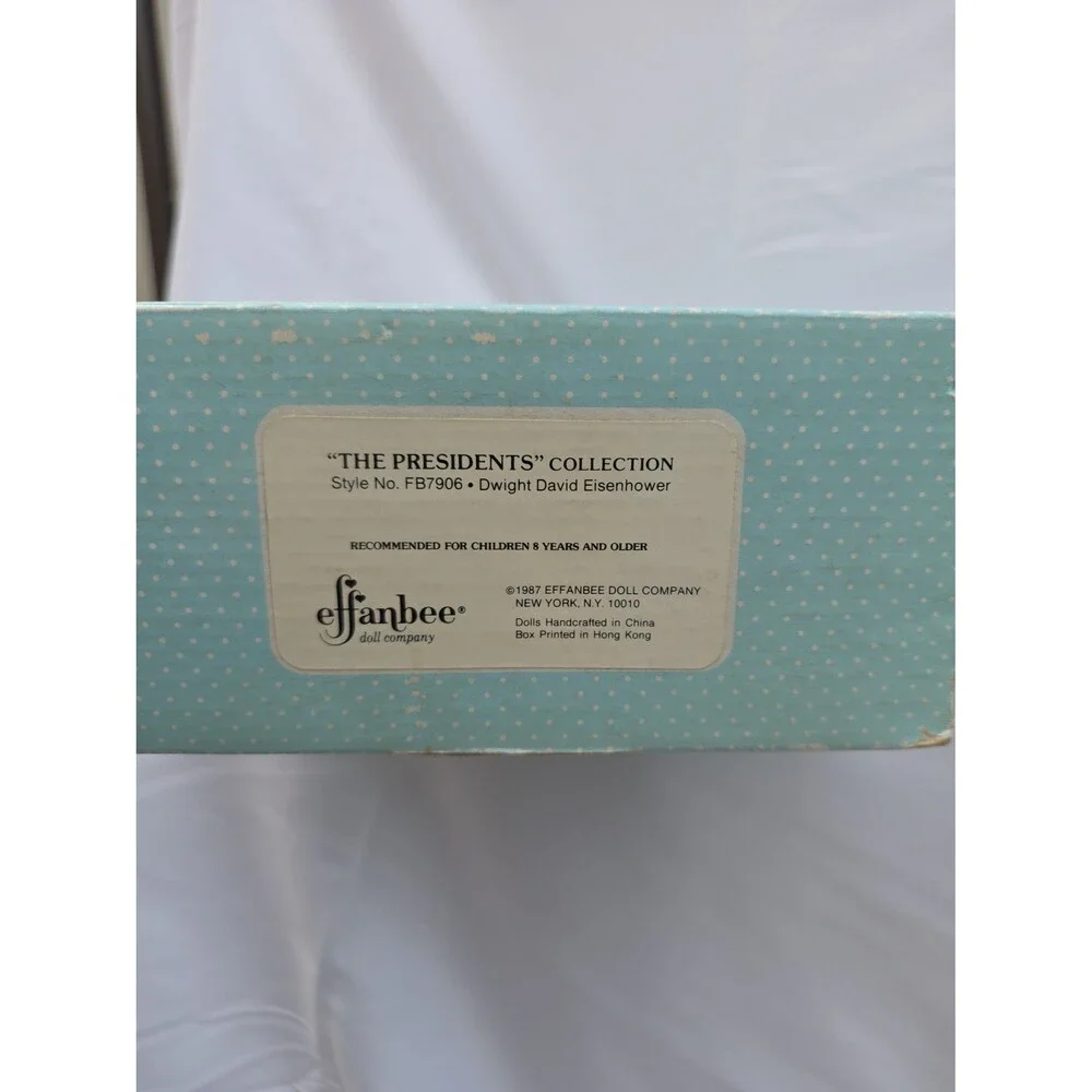 Effanbee Dwight D. Eisenhower 16" Doll 1987 "The Presidents" Collection - Picture 7 of 8